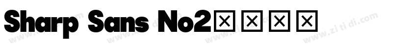 Sharp Sans No2字体转换